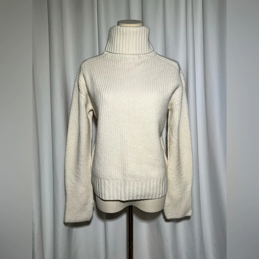Veronica Beard Ecru Matilda Wool Cashmere Sweater | XS - Picture 5 of 13